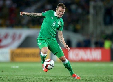 Glenn Whelan is one of the most experienced players in the Ireland set-up.
