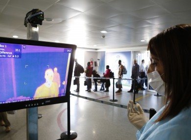 An airport screening team in Morocco.