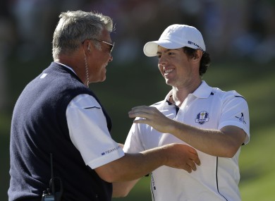 McIlroy has backed Clarke to be Europe's captain in 2016.