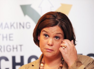 Sinn Féin Deputy Leader Mary Lou McDonald