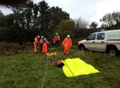 Yesterday's rescue operation in West Cork.