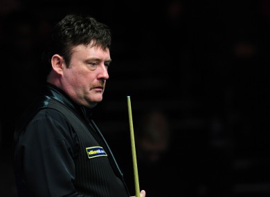 Jimmy White: i don't blame anyone else.