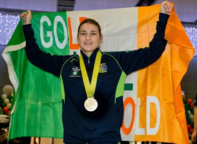 Katie Taylor won gold at the AIBA World Women’s Elite Championships earlier this year.