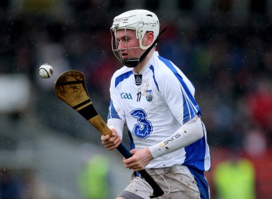 Brian O'Halloran (file photo) hit 1-4 for the Waterford hurlers today.