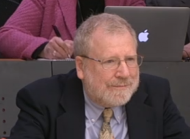 Professor William Black before the banking inquiry this morning