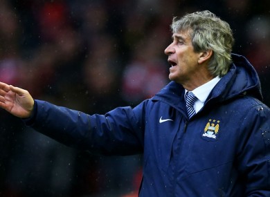 Manchester City manager Manuel Pellegrini insists his job is save.