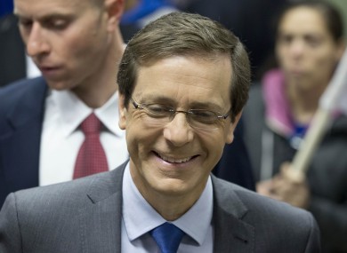 Zionist Union leader Isaac Herzog.