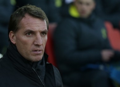 Brendan Rodgers saw his side lose 4-1 to Arsenal at the weekend.