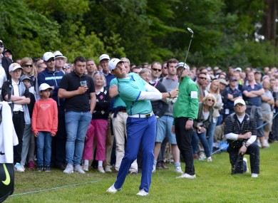 Rory McIlroy during day one of the 2015 BMW PGA Championship at the Wentworth Golf Club.