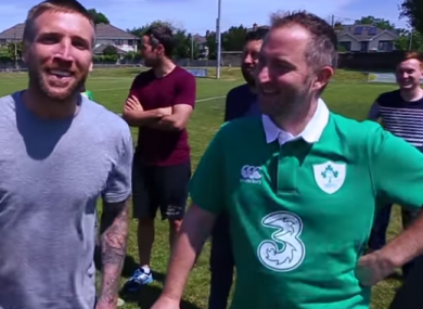 Ger, Wolly, and the lads took part in the GOAL challenge.