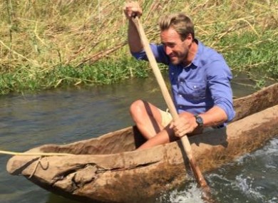 He won't be doing it in this boat, obviously.