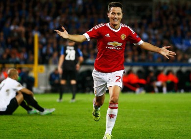 Herrera played a starring role in United's 4-0 victory over Brugge.