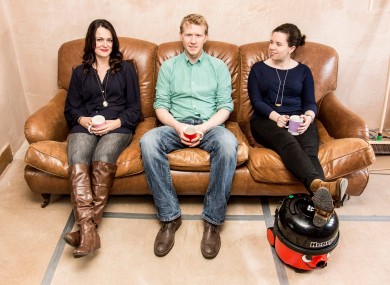 Hassle co-founders Alex Depledge, left, Tom Nimmo and Jules Coleman