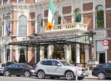 The Shelbourne Hotel in Dublin.