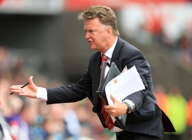 Van Gaal has asked for patience.