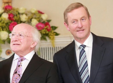 Enda Kenny will need to have a word with Micheal D Higgins before the election is called.
