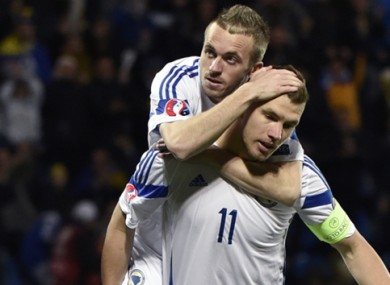 Edin Dzeko is not taking Ireland lightly.