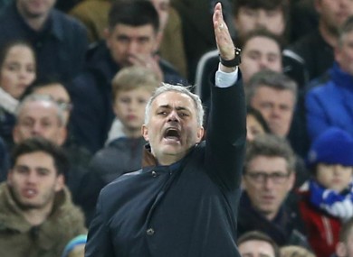 Chelsea manager Jose Mourinho has looked a frustrated figure for much of this campaign.
