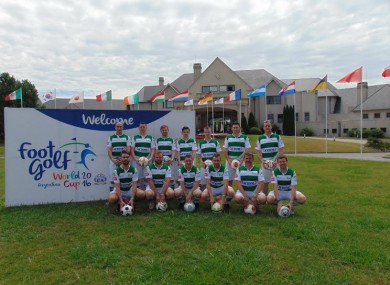 The Irish FootGolf team pictured in Buenos Aires ahead of the World Cup earlier this month.