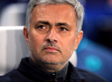 Mourinho has been heavily linked with the Man United job of late.