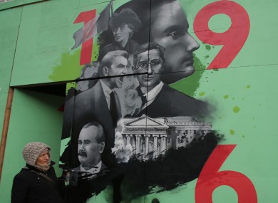A mural in central Dublin.