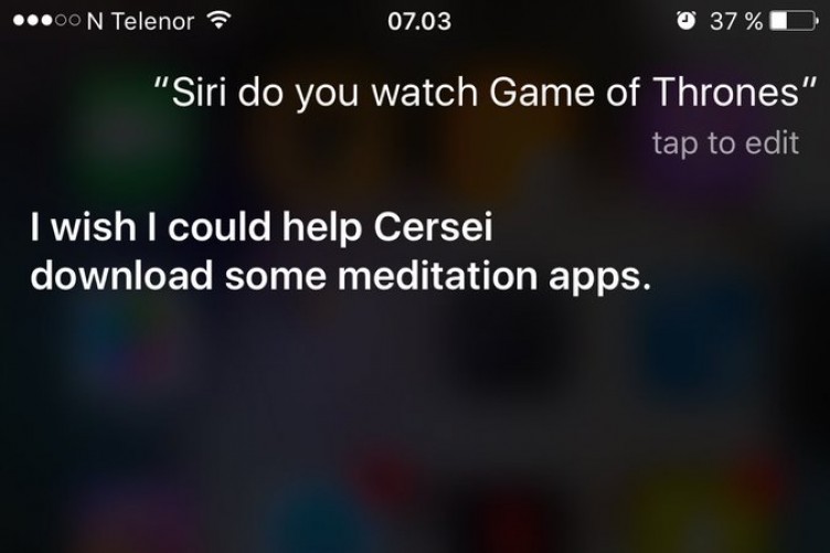 Voici ce qui se passe quand vous interrogez Siri sur la finale du jeu des trônes Téléchargement de police game of thrones
