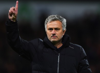 Manchester United manager Jose Mourinho