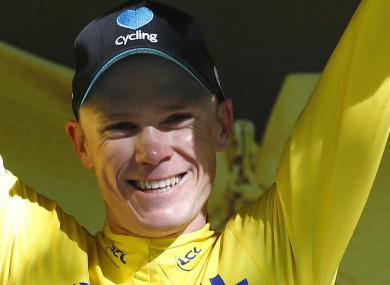 Chris Froome is currently leading the Tour de France.