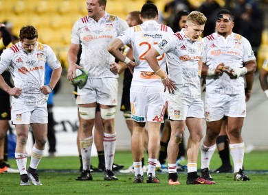 Chiefs players react to Saturday's Super Rugby semi-final loss to the Hurricanes.