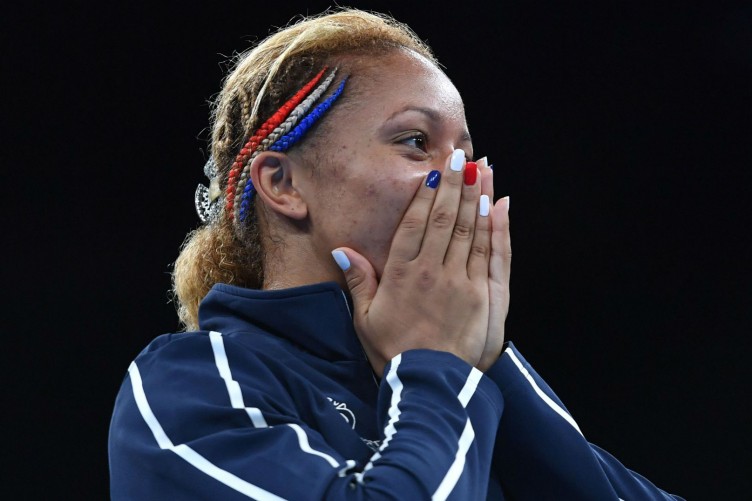 Estelle Mossely France's Estelle Mossely takes gold in Katie Taylor's lightweight division