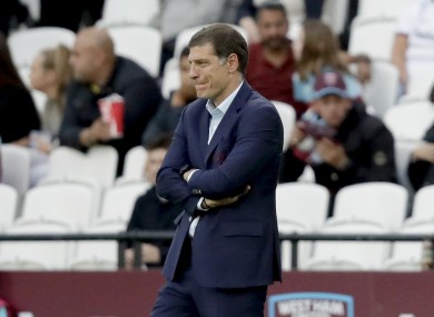 Slaven Bilic's side currently sit in the relegation zone.