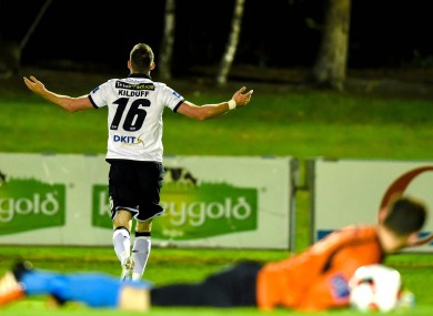 Ciaran Kilduff scored the game's only goal as Dundalk beat UCD in the quarter-finals.