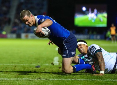 Tonight's game was Sexton's first match since he picked up an injury in the Pro12 final last season.