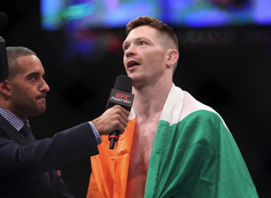 Irish UFC lightweight Joseph Duffy.