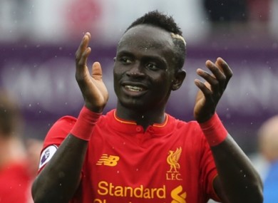 Liverpool's Sadio Mane.