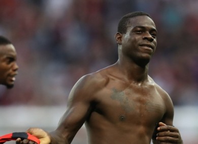 Mario Balotelli has been in fine form for Nice recently.