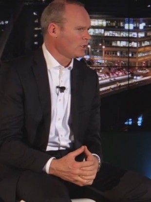 Housing Minister Simon Coveney speaking at TheJournal.ie's Facebook Live event at Facebook Headquarters in Dublin last night.