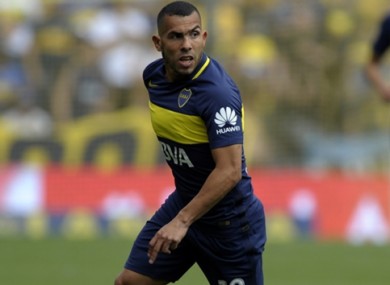 Carlos Tevez (file pic).