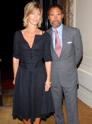 AA Gill and Nicola Formby in 2004.