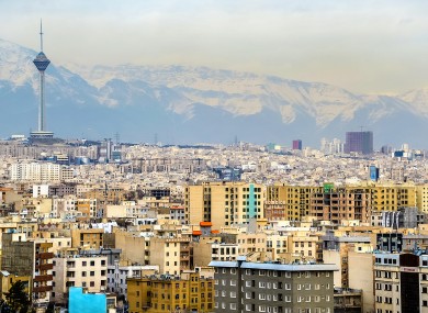 View of Tehran from the Azadi Tower - Iran