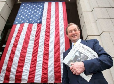 Enda Kenny on his first visit to Washington DC as Taoiseach in 2011.