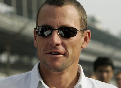 Lance Armstrong: denies ever using a motor.