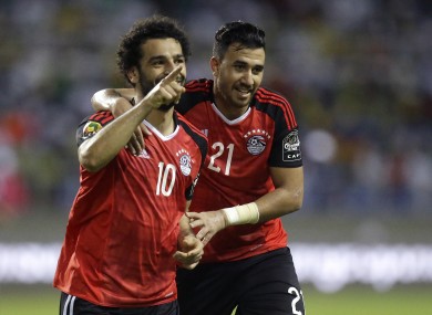 Mohamed Salah (left) has been one of Egypt's stars.