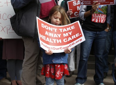 A recent protest from supporters of the Affordable Care Act