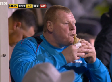 Wayne Shaw resigned from Sutton following his pie-eating antics.