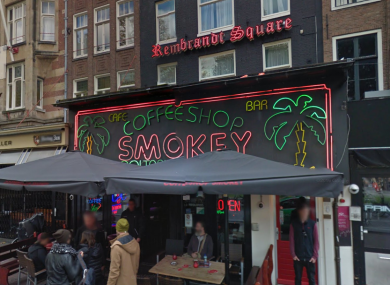 The bar where the men were arrested.