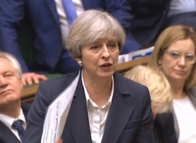 British Prime Minister Theresa May