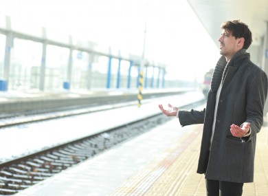 This handsome man is a stock image, and that's not an actual DART station. If you must, please look below for a picture of a DART.