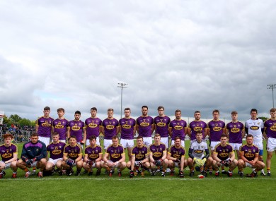 The Wexford squad before their clash with Carlow.