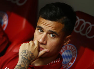 Philippe Coutinho of Liverpool (file pic).